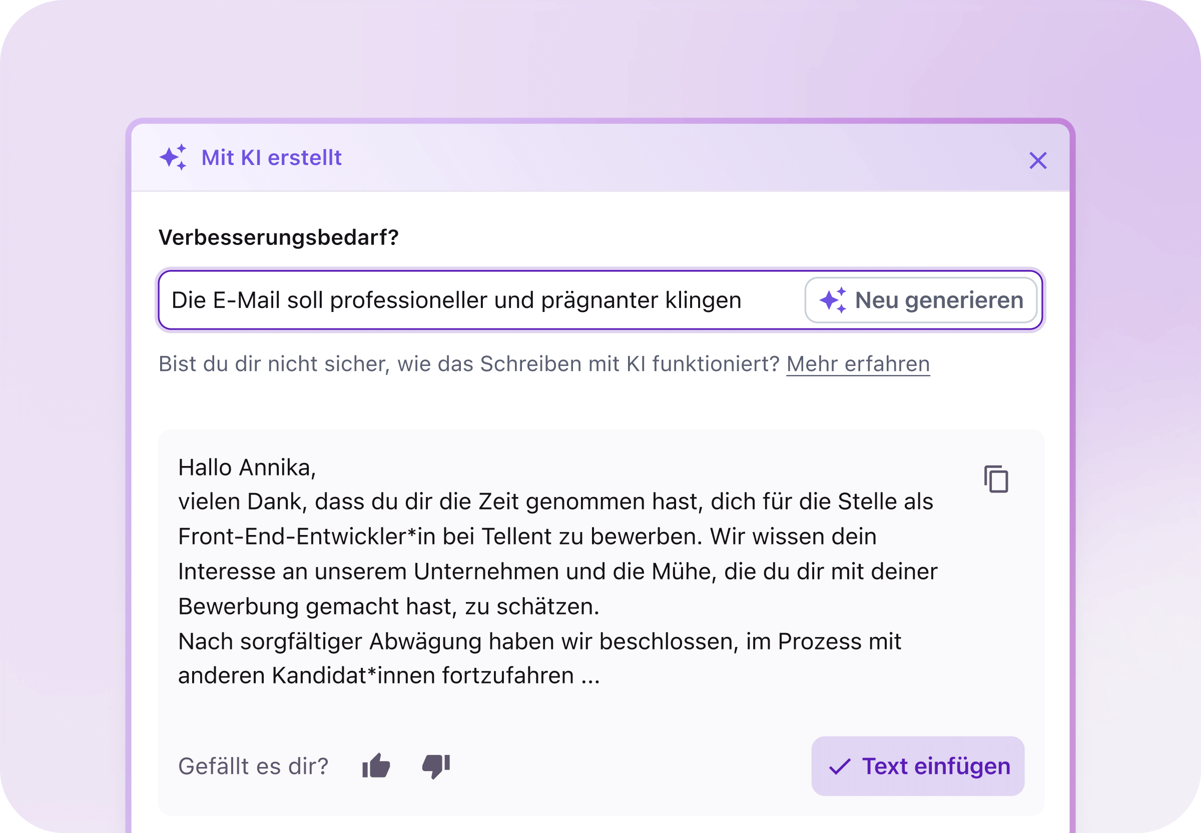 DE Homepage_AI writer